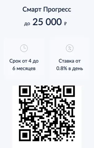 Тариф Смарт Прогресс в Creditter