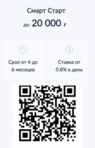 Тариф Смарт Старт в Creditter
