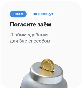 И не забывайте оплатить займ