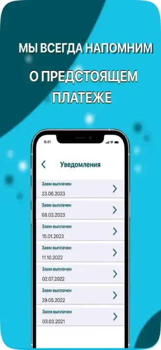 Мобильное приложение СМС Финанс. Скрин 6
