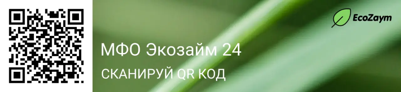 Сканируйте qr и получите займ в EcoZaym24