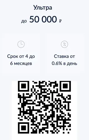 Тариф Ультра в Creditter