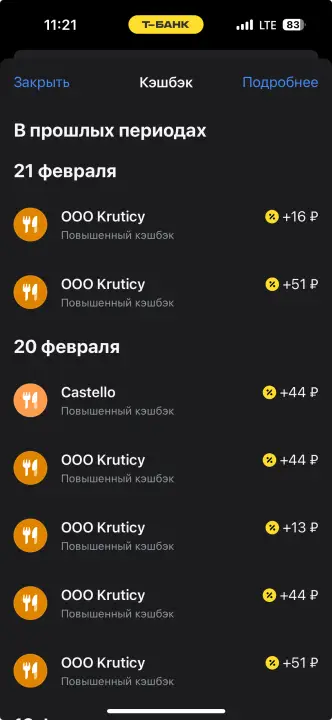 Выгоды по подписке тарифа Про Т-Банк Платинум