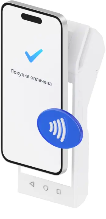 Успешная оплата стикером ВТБ