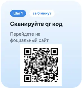 Сначала сканируйте код с картинки или переходите на официальный сайт с банкпрофи ру