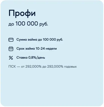 Тариф 3 на займ в Джой мани