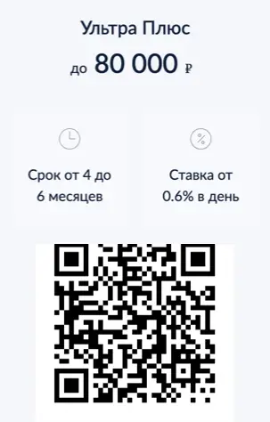 Тариф Ультра Плюс в Creditter